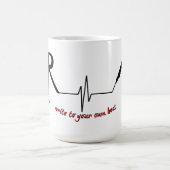 Rhetoric Askew logo morphing koffiemok Magische Mok (Midden)