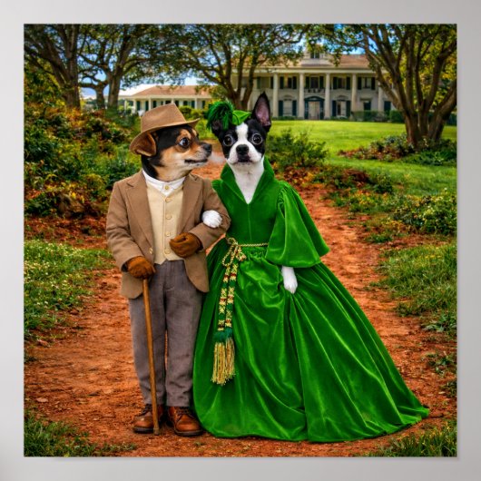 "Rhett & Scarlett" Poster (Voorkant)