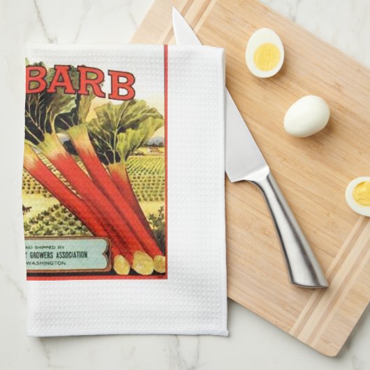  Rheubarb American MoJo Kitchen Towel Theedoek (Quarter Fold)