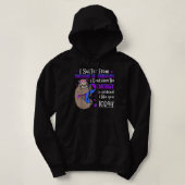Rheumatoid Arthritis Awareness Costume Sloth Gift  Hoodie (Design voorkant)