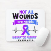 Rheumatoid Arthritis Awareness Month Ribbon Gifts Muismat (Met muis)