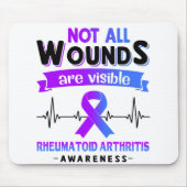 Rheumatoid Arthritis Awareness Month Ribbon Gifts Muismat (Voorkant)