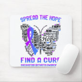 Rheumatoid Arthritis Awareness Month Ribbon Gifts Muismat (Met muis)