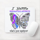 Rheumatoid Arthritis Awareness Month Ribbon Gifts Muismat (Met muis)