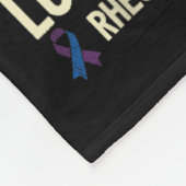 Rheumatoid Arthritis Awareness Quote I Don't Look  Fleece Deken (Hoek)