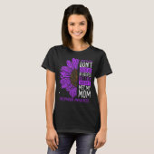 Rheumatoid Awareness Ribbon Mom Warrior T-shirt (Voorkant volledig)