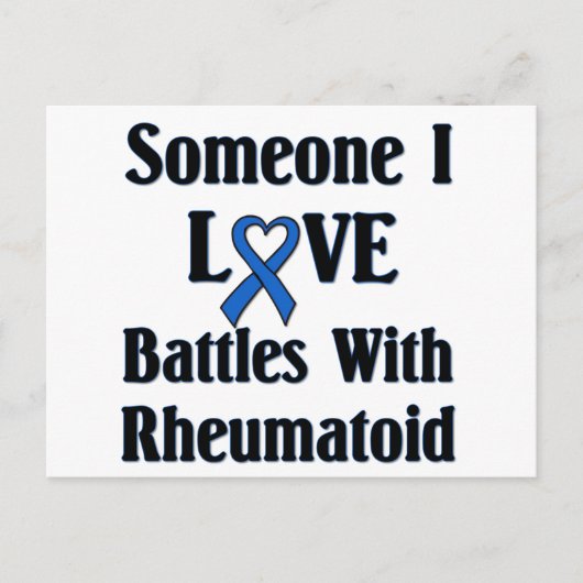 Rheumatoïde RA Briefkaart (Voorkant)
