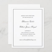 Rhianna traditionele bruiloft Bewaar de datum (Voorkant / Achterkant)