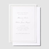 Rhianna traditionele bruiloft Bewaar de datum Vellum Uitnodigingen (Offset)