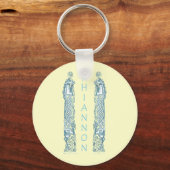 Rhiannon Celtic Horse Sleutelhanger, wit Sleutelhanger (Voorkant)