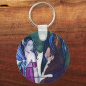 Rhiannon en haar Fae Horse Sleutelhanger (Voorkant)