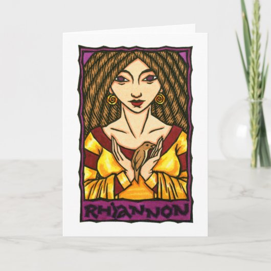 Rhiannon-Wenskaart Kaart (Voorkant)