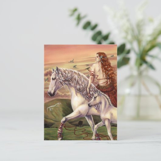 Rhiannon's Ride Briefkaart (Staand voorkant)