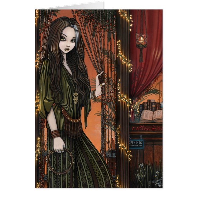 Rhianon Bohemian Coffee Shop Girl (Voorkant)