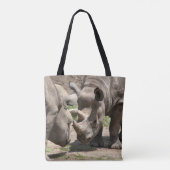 Rhinamiekduo Tote Bag (Achterkant)
