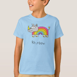 Rhinbow Rhino Rainbow Kind Boy T-Shirt