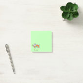 Rhinbow Rhino Rainbow neemt kennis van groen Post-it® Notes (Kantoor)