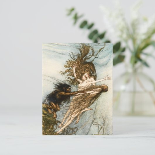 Rhine Maidens en het Briefkaart Alberich (Staand voorkant)