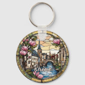 Rhine River Germany Sleutelhanger (Voorkant)