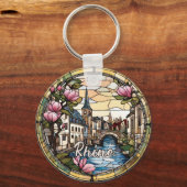 Rhine River Germany Sleutelhanger (Voorkant)