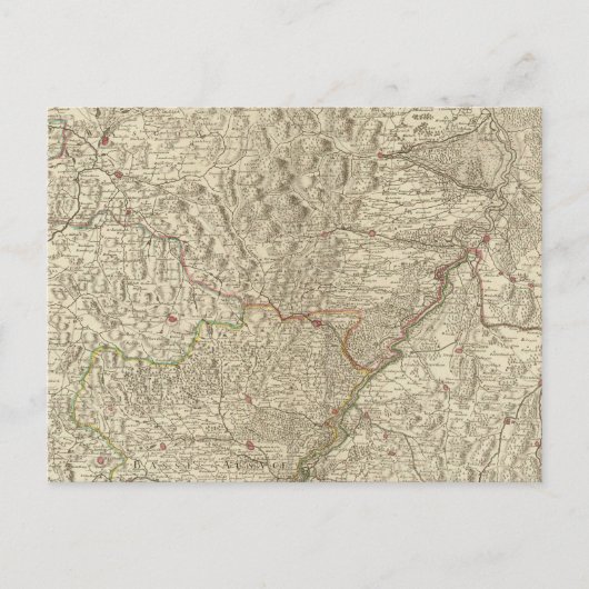 Rhine River Valley, Frankrijk 2 Briefkaart (Voorkant)