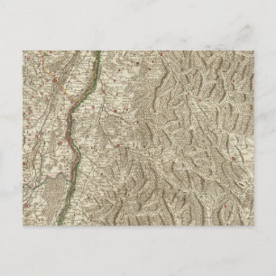 Rhine River Valley, Frankrijk Briefkaart
