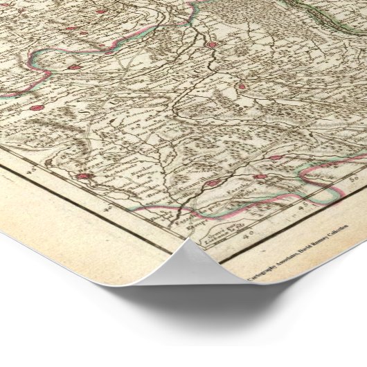 Rhine River Valley, Frankrijk Poster (Hoek)