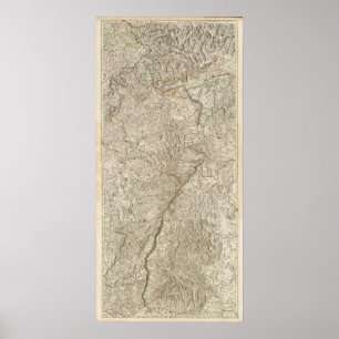 Rhine River Valley, Frankrijk Poster