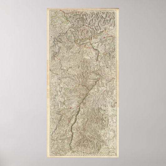 Rhine River Valley, Frankrijk Poster (Voorkant)