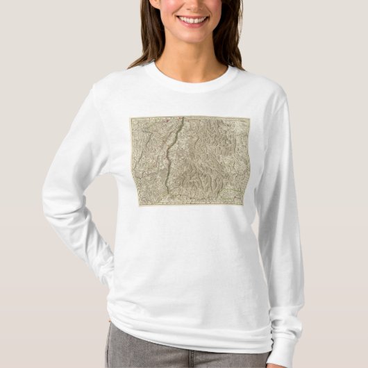 Rhine River Valley, Frankrijk T-shirt (Voorkant)