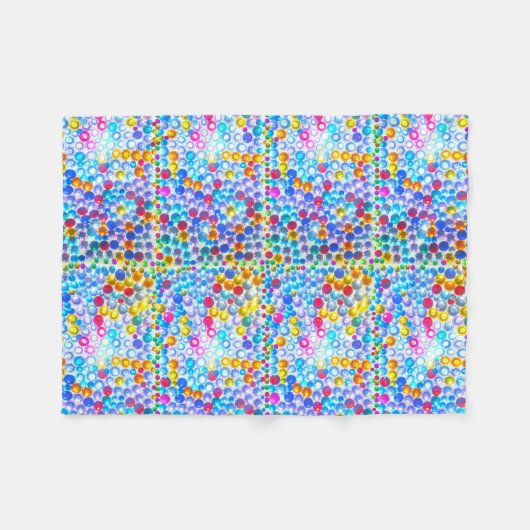 Rhine Stone Fleece Blanket (Voorkant (Horizontaal))