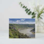 Rhine Valley - Castle Katz briefkaart (Staand voorkant)