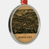 Rhinebeck 1890 metalen ornament (Rechts)