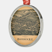 Rhinebeck 1890 metalen ornament (Links)