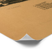 Rhinebeck New York 1890 Antiek Panorama Poster (Hoek)