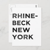 RHINEBECK NEW YORK BRIEFKAART (Voorkant / Achterkant)