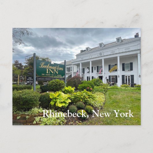 Rhinebeck New York Briefkaart (Voorkant)