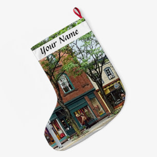 Rhinebeck NY - Market Street Grote Kerstsok