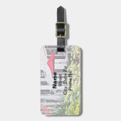 Rhinebeck NY - Zitplaatsen buiten Bagagelabel (Voorkant verticaal)