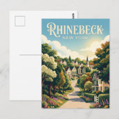 Rhinebeck USA Briefkaart (Voorkant / Achterkant)