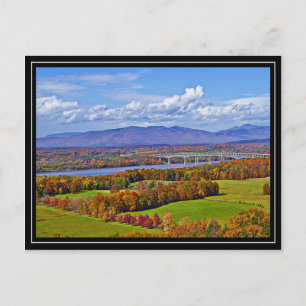 Rhinecliff Bridge in de herfst Briefkaart