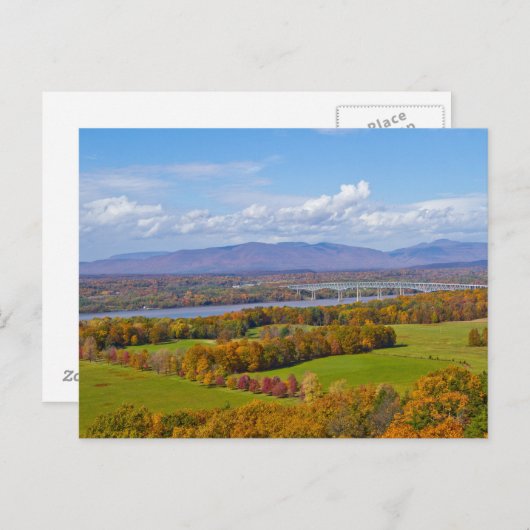 Rhinecliff Bridge in de herfst Briefkaart (Voorkant / Achterkant)