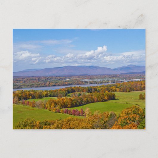 Rhinecliff Bridge in de herfst Briefkaart (Voorkant)
