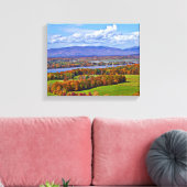 Rhinecliff Bridge in de herfst Canvas Afdruk (Insitu (Woonkamer))