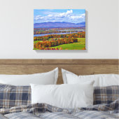 Rhinecliff Bridge in de herfst Canvas Afdruk (Insitu (Slaapkamer))