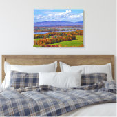 Rhinecliff Bridge in de herfst Canvas Afdruk (Insitu (Slaapkamer))