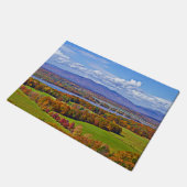 Rhinecliff Bridge in de herfst Deurmat (Schuin)