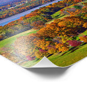Rhinecliff Bridge in de herfst Foto Afdruk (Hoek)