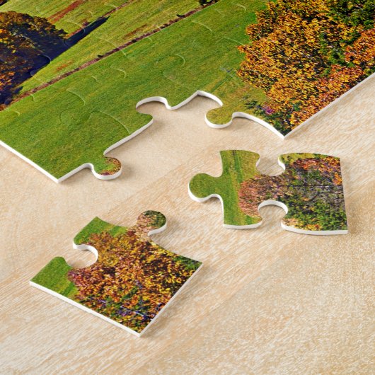 Rhinecliff Bridge in de herfst Legpuzzel (Zijkant)