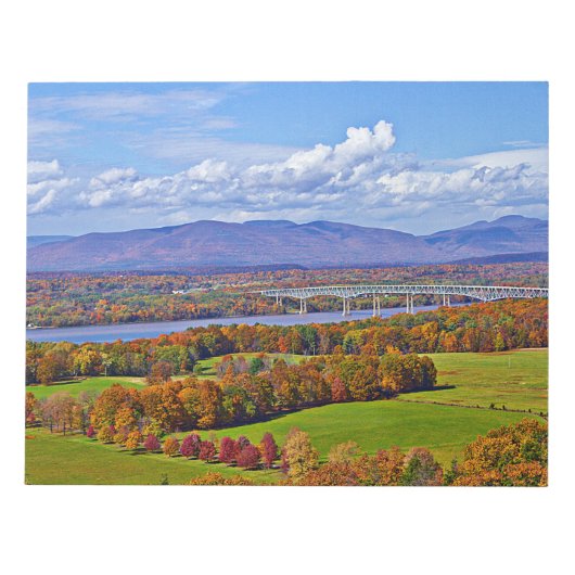 Rhinecliff Bridge in de herfst Notitieblok (Voorkant)